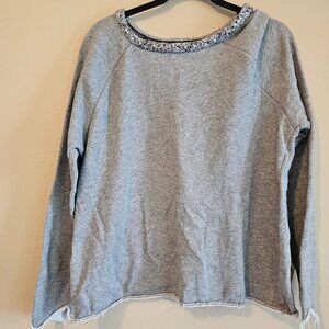 Calvin Klein Performance Women's bedazzled crew neck collar-XL-Distressed